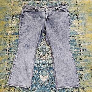 Women's Size 22 Curvy Blue Acid Wash Est. 1946 Denim Jeans